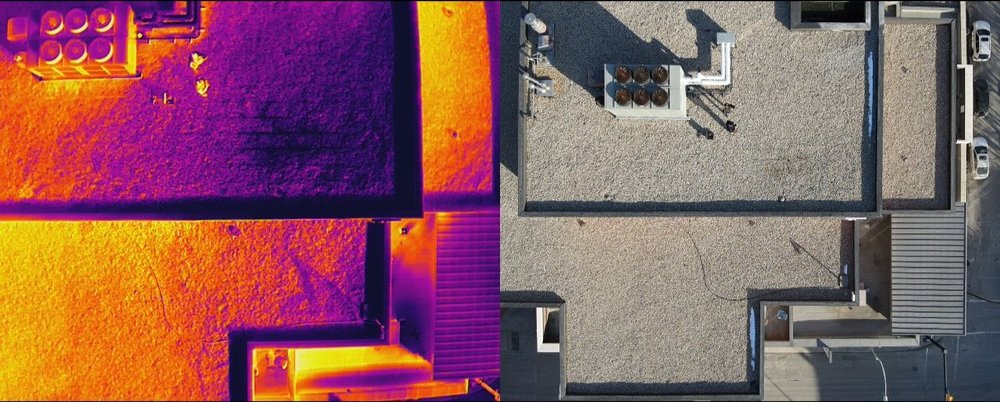BDR's advanced roof inspection robot in action